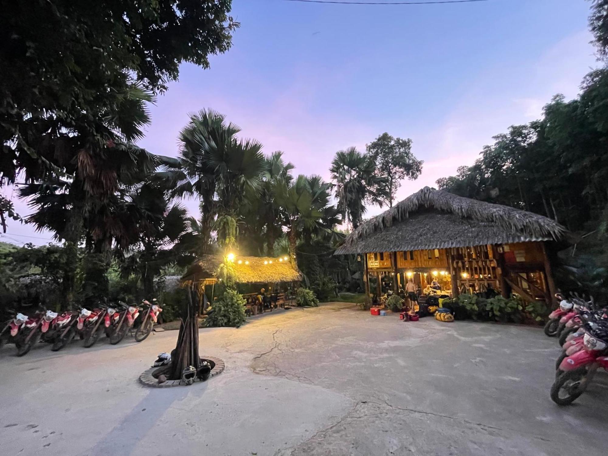 Vu Linh Palm House Homestay - Bungalow Yen Bai Exterior foto
