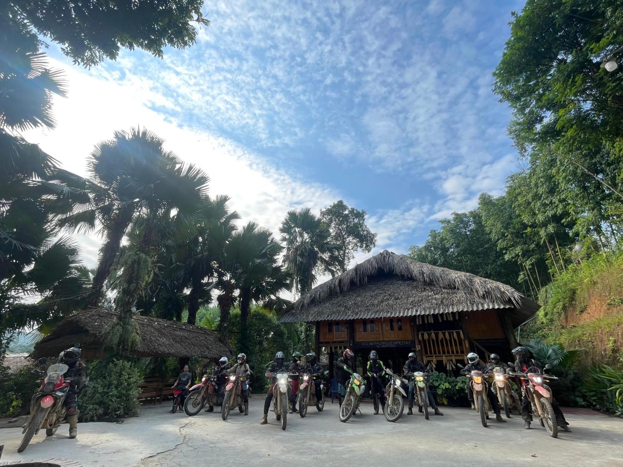 Vu Linh Palm House Homestay - Bungalow Yen Bai Exterior foto